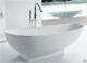 Bathtub Freestanding Solid Surface Bathtub Modern Soaking Tub Dante Ii 71