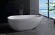 Bathtub Freestanding Solid Surface Bathtub Modern Soaking Tub Dazio 73