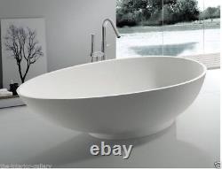Bathtub Freestanding Solid Surface Bathtub Modern Soaking Tub Forenza 71