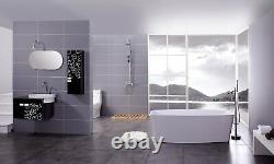 Bathtub Freestanding Solid Surface Bathtub Modern Soaking Tub Gianni 67