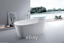 Bathtub Freestanding- Solid Surface Bathtub- Modern Soaking Tub- Premiero 61