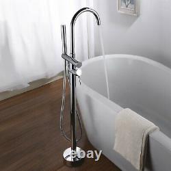 Batroom Floorstanding Freestanding bath tub mixer taps with shower Tub Filler