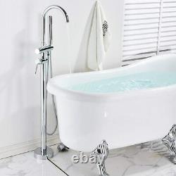 Batroom Floorstanding Freestanding bath tub mixer taps with shower Tub Filler