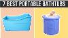 Best Portable Bathtubs 2023 Top 7 Folding Bathtub Reviews