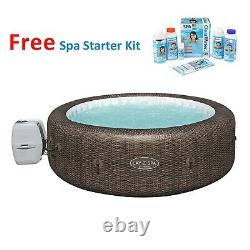 Bestway Lay-Z-Spa St Moritz Inflatable Hot Tub 2021 + Free Spa Starter Kit