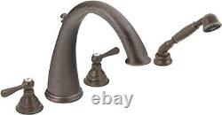 Brand New Moen Kingsley T922ORB Oil Rubbed Bronze Roman Tub Faucet withHandshower