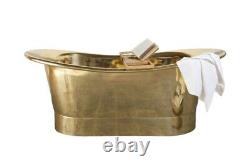 Brass Bathtub with shiny polished Interior & Exterior-FREE DELIVERY