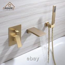 CASAINC Single-Handle 1-Spray Tub and Shower Faucet with Hand Shower & Valve