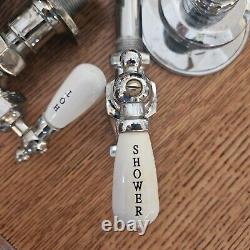 Claw foot tub faucet filler