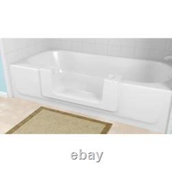 Cleancut Convertible Bathtub Conversion Kit withNon-Skid Pad Polypropylene White
