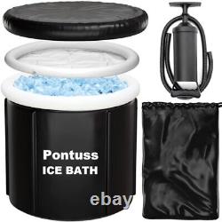 Cold Plunge Tub 105 Gallons, 5 Layers Nylon Fabric, Ice Bath Tub for
