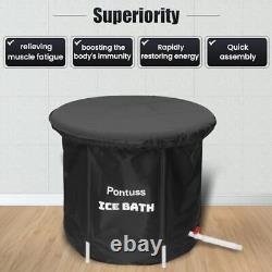 Cold Plunge Tub 105 Gallons, 5 Layers Nylon Fabric, Ice Bath Tub for
