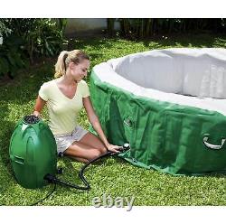 Coleman SaluSpa 6 Person Inflatable Portable Outdoor Spa Bubble Massage Hot Tub