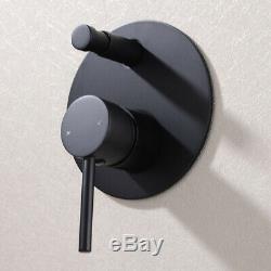 Concealed Bathtub Shower Mix Tap Set 2 Ways Diverter Valve Handheld Shower Kit