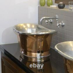 Countertop vanity sink Copper-Handmade Copper Tub Style-vintage vessel sink
