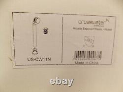Crosswater US-CW11N Exposed Waste/Overflow For Freestanding Bathtub Polished Ni