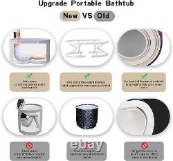 Cusprtm Portable Bathtub for Adults, Foldable Bathtub Installation-free Collapsi
