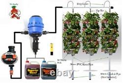 DIY 3 Tower Hydroponic Vertical Garden Kit Water Mains Powered Mr Stacky AU