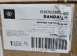 DXV Roman Tub Filler With Handshower Randall Chrome D3510298C. 100 F3 $2000