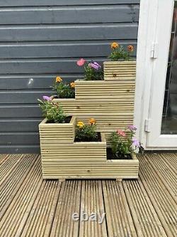 Deluxe XL Decking Planter 6 Tier Multi-way Handmade High Quality