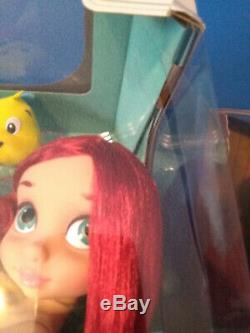 Disney Animators' Collection 16 Toddler Doll Ariel Bath Tub Deluxe Set