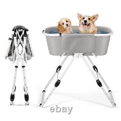 Dog Bath Tub and Wash Station for Bathing Shower Grooming for S/M Dogs
