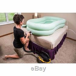 EZ Bathe Inflatable Air Washing Bed Bath Tub Bathtub with Accessories