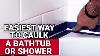 Easiest Way To Caulk A Bathtub Or Shower Ace Hardware