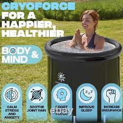 Extra Large Ice Bath for Athletes Portable Free Standing Cold Plunge Tub