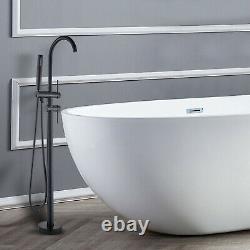 Floor Mounted Freestanding Bathtub Tap Shower Stain Faucet Tub Filler Mixer bath