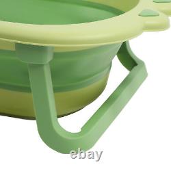 Foldable Baby Bathtub PP TPE Stable Standing Baby Bath Tub For Daily Use For