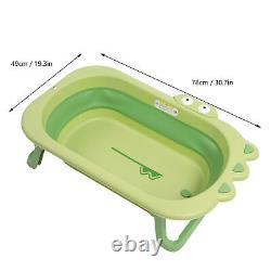 Foldable Baby Bathtub PP TPE Stable Standing Baby Bath Tub For Daily Use For