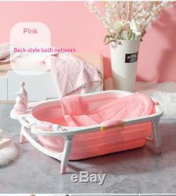 Folding Baby bathtub Infant Newborn Bath Bathing Safety flat Foldable Tub