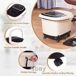 Foot Spa Bath Massager Tub with Remote Control 4 Motorized Massage Rollers