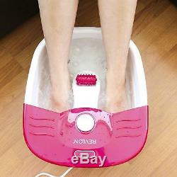 Foot spa bubbling massage bath-tub Feet/Nail care kit Relaxing pedi-cure basin
