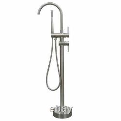 Free Standing Bath tub round stainless steel 304 Mixer Spout hand held Outdoor