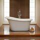 Freestanding Slipper Bath Single Ended White Acrylic 1520 X 750mm Bathroom Tub