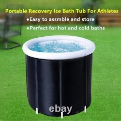 GOGLAM Ice Bath Tub For Athletes Large Cold Plunge Tub Outdoor With Cover