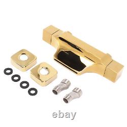 Gold Waterfall Spout Tub Faucet Copper Wall Mounted Waterfall Tub