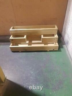 HandMade X-Large Decking planter 3 Tier Ethically sourced Wood 100cm version