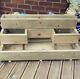 Handmade X-large Decking Planter 3 Tier Ethically Sourced Wood Free Postage