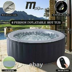 Hot Tub Inflatable Spa Pool Mspa 6 Bathers Home Holiday Garden Furniture