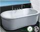 Hydrotherapy Whirlpool Jetted Bathtub Indoor Soaking Hot Bath Tub Freestanding