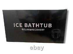 Ice Bath Tub (ALL BLACK/NO LOGO) For Athletes Portable Cold Tub