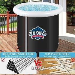Ice Bath Tub for Athletes Easy to Assemble Cold Plunge Tub Outdoor with Lid