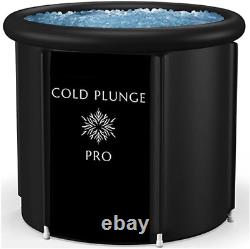 Ice Bath Tub for Athletes with Multi Layer Insulated All-Weather Cover Cold Tub