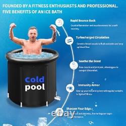Ice Bath Tub for Fitness Enthusiasts and Athletes Easy Install, Tear