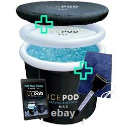 Ice BathTub Max 350L/90 Gallons Portable Ice Bath Tub for Athletes Multiple