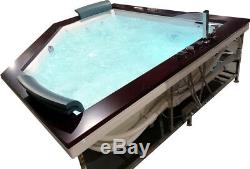 Indoor Two (2) Person Whirlpool Hydrotherapy Massage Spa Bathtub CORNER Bath Tub