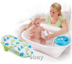 Infant Bath Tub Newborn Babies Toddler Child Blue Synthetic Motorized Shower NEW